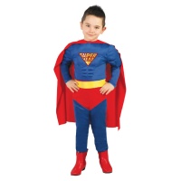 Costume da supereroe con mantello da bambino