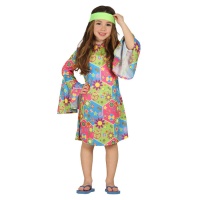 Costume hippie flower da bambina