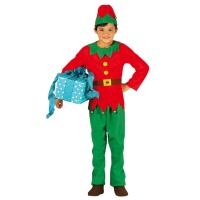 Costume elfo rosso da bambino