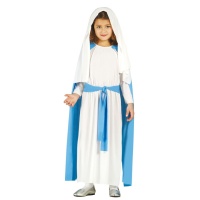 Costume Vergine Maria con mantello e velo