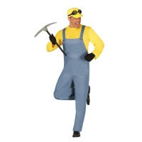 Costume minatore con berretto da adulto