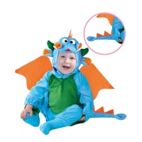 Costume drago blu da bebè