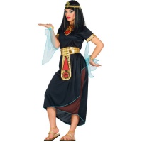 Costume egiziano nero da donna