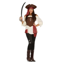 Costume pirata Morgan da donna