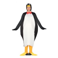 Costume pinguino con papillon da adulto