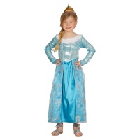 Costume da principessa di ghiaccio da bambina