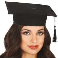 Cappello laurea in tela da 57 cm