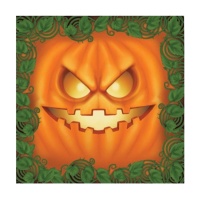 Tovaglioli Zucca Sinistra 16,5 x 16,5 cm - 12 pz.