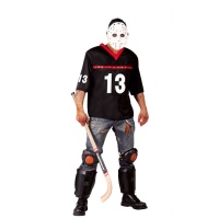 Costume giocatore hockey giustiziere da uomo