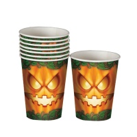 Bicchieri della zucca malefica da 256 ml - 8 unità