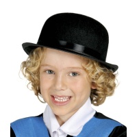 Cappello nero da bambino - 55 cm