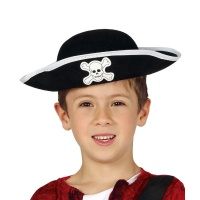 Cappello da pirata per bambini - 53 cm