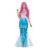 Costume sirena con coda da donna