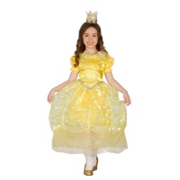 Costume principessa giallo da bambina