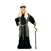 Costume da ebreo con sciarpa blu per bambini