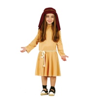 Costume ebreo con copricapo da bambina