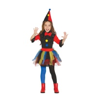 Costume clown sinistro da bambina