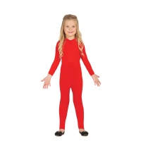 Maglia rossa da bambino in Spandex