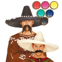 Sombrero messicano con nappe - 60 cm