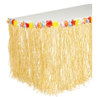Gonna hawaiana per tavolo in paglia