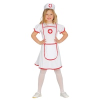 Costume infermiera con berretto da bambina