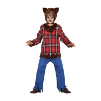 Costume lupo mannaro con cappuccio da bambino