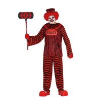 Costume clown prigioniero da uomo