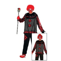 Costume clown di Halloween da uomo