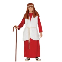 Costume ebraico rosso e bianco da bambino
