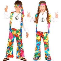 Costume da hippie con stampa per bambini