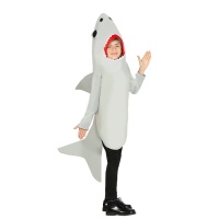 Costume da squalo grigio per bambini