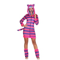 Costume gatto rosa di Alice da donna