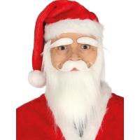 Barba, baffi e sopracciglia da Babbo Natale
