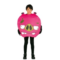 Costume maiale rosa Angry Birds da bambino