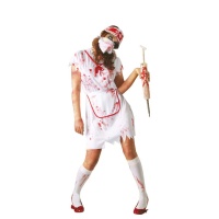 Costume da infermiera psichiatrica zombie