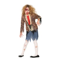 Costume zombie affamato da bambina