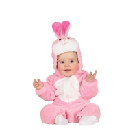 Costume coniglietto rosa da bebè