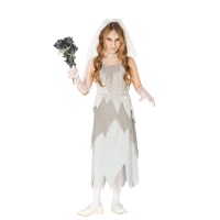 Costume sposa cadavere fantasma da bambina