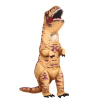 Costume dinosauro Rex gonfiabile da adulti