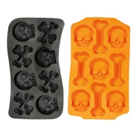 Stampo silicone teschio e ossa