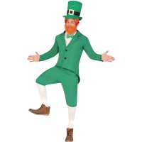 Costume da folletto verde irlandese per uomo