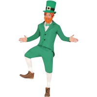 Costume da folletto verde irlandese da uomo