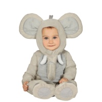 Costume elefante grigio da bebè