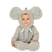 Costume da elefante grigio per bebé