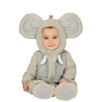 Costume da elefante grigio per bambini