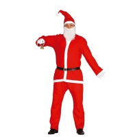 Costume Babbo Natale con barba da uomo