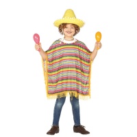 Poncho tradizionale messicano per bambini