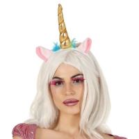 Cerchietto di unicorno dorato