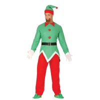 Costume elfo natalizio da uomo