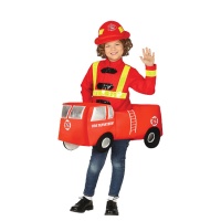 Costume camion vigile del fuoco per bambini